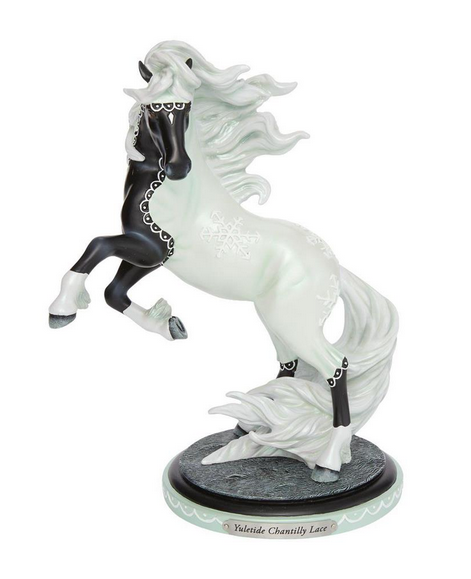 Yuletide Chantilly Lace Painted Ponies Figurine