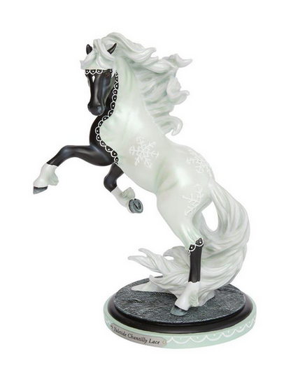 Yuletide Chantilly Lace Painted Ponies Figurine