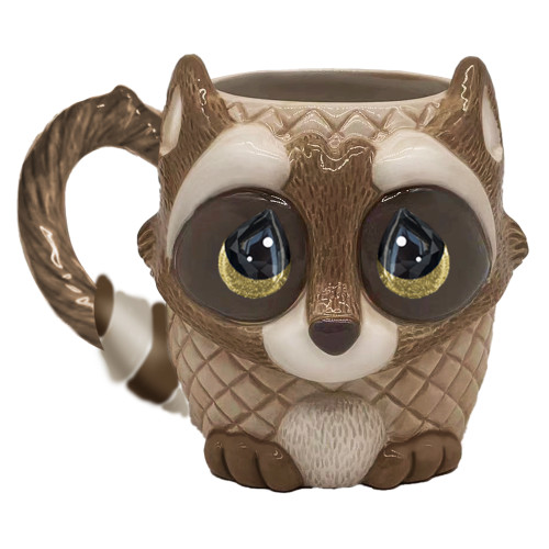 Christmas Racoon Precious Moments Mug