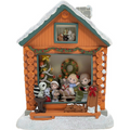 Home For The Holidays LED Precious Moments Shadow Box