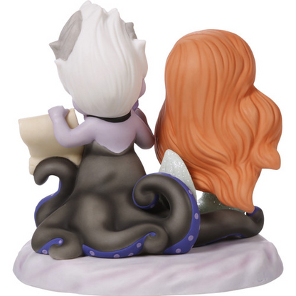 Make Waves In The Sea Precious Moments Disney Ariel & Ursula Figurine