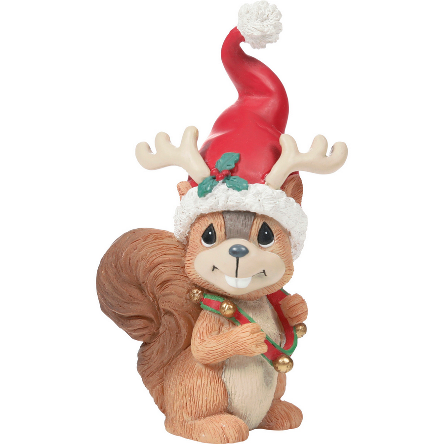 Dashing Through The Snow Precious Moments Squirrel Figurine