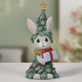 O Christmas Tree Precious Moments Rabbit Figurine