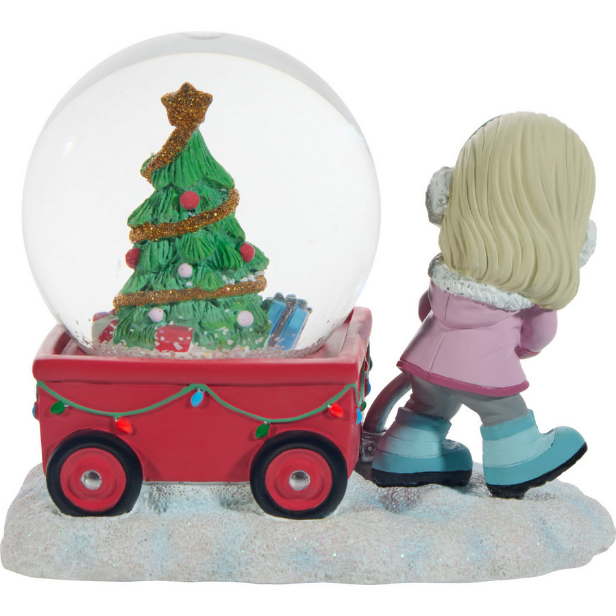 Share The Magic Of Christmas Precious Moments Musical Snow Globe