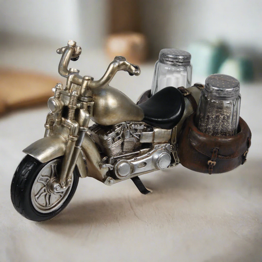 Motorcycle Salt and Pepper Shakers