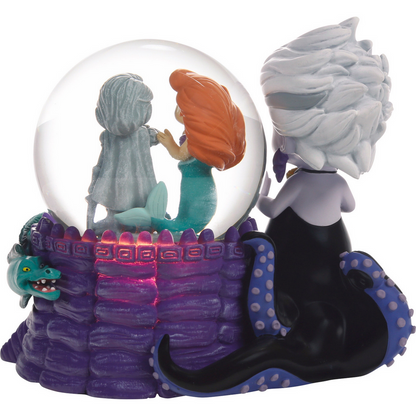 Make Waves In The Sea Ariel & Ursula Disney Precious Moments Snow Globe