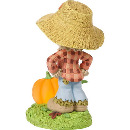 Happy Fall Precious Moments Scarecrow LED Figurine