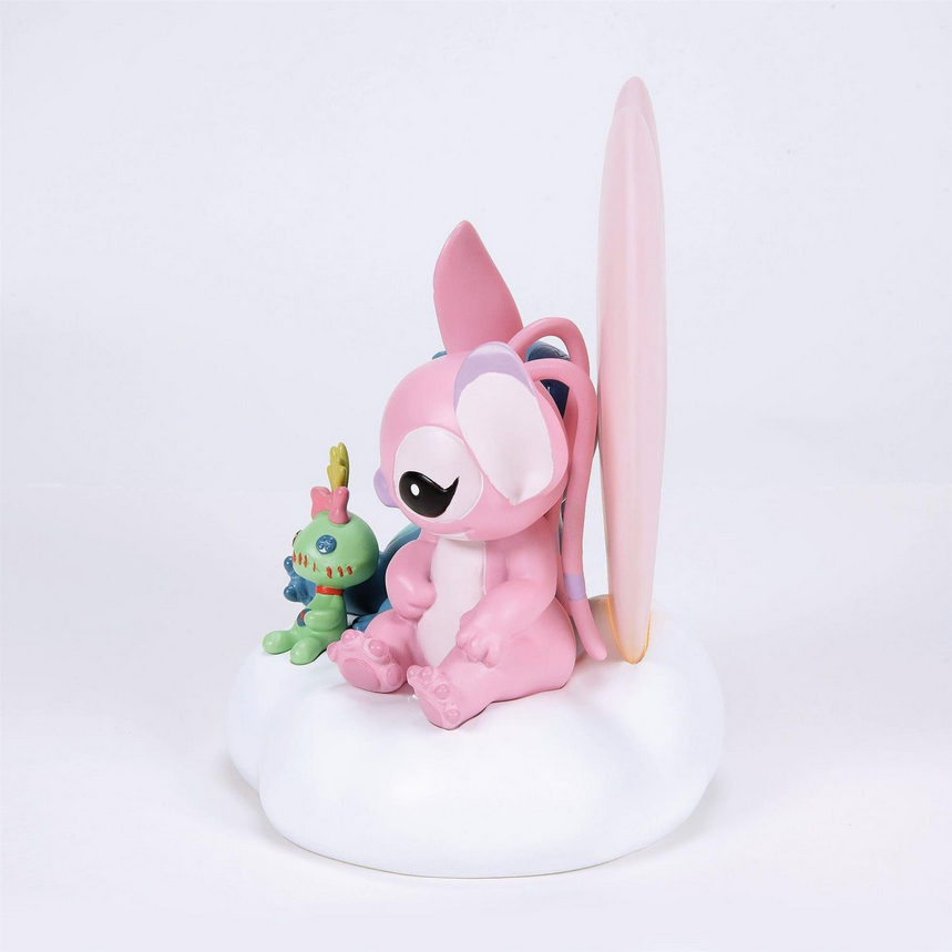 Stitch and Angel w/Light up Heart Figurine