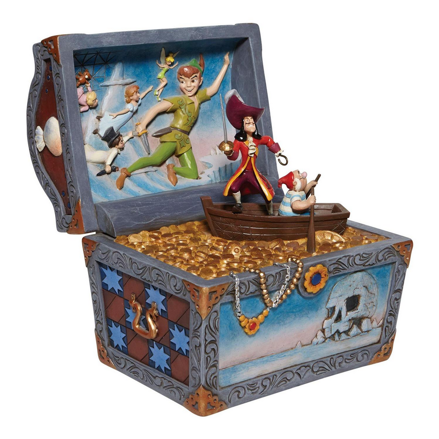 Tresasure-strewn Tableau Peter Pan Figurine
