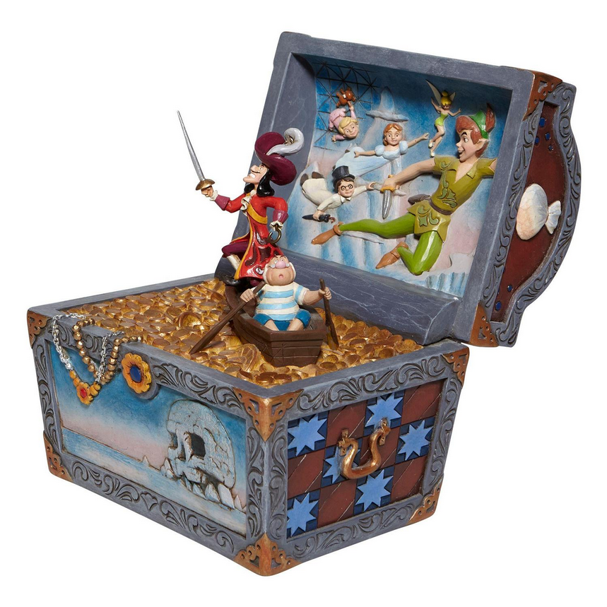 Tresasure-strewn Tableau Peter Pan Figurine