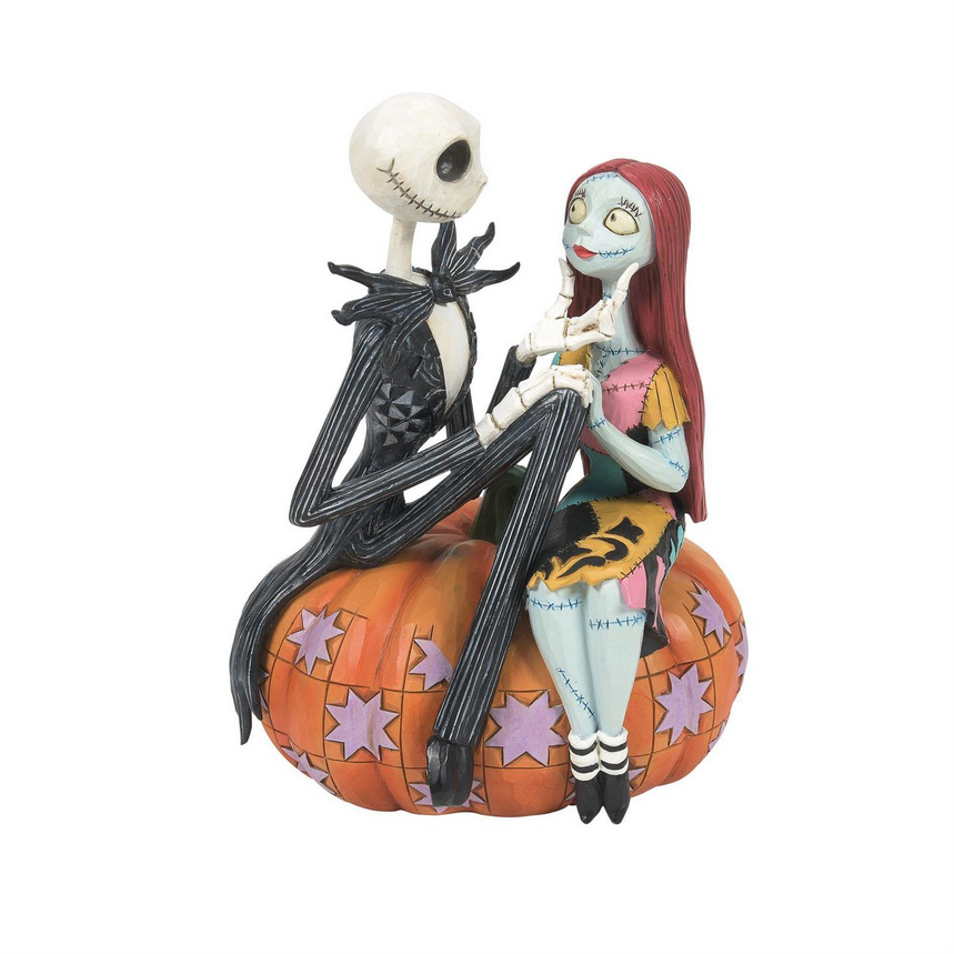 The Pumpkin King and Sally Jim Shore Nightmare Before Christmas Figurine