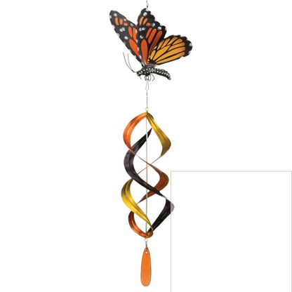 Monarch Butterfly Hanging Wind Spinner