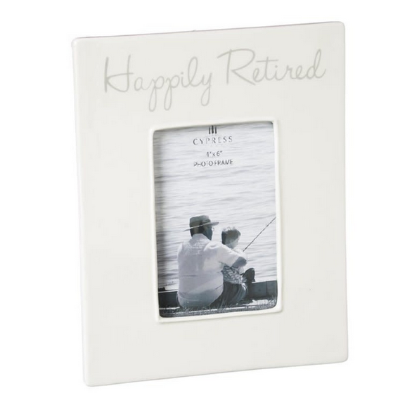 Happily Retired Photo Frame