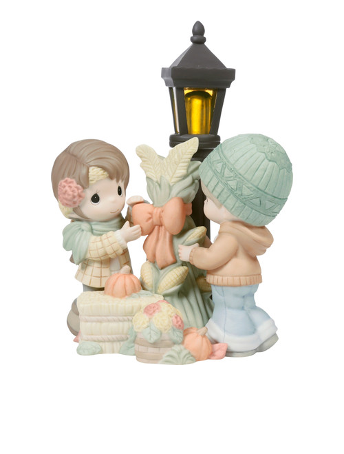 Leaves Are Falling, Autumn Is Calling LED Precious Moments Figurine