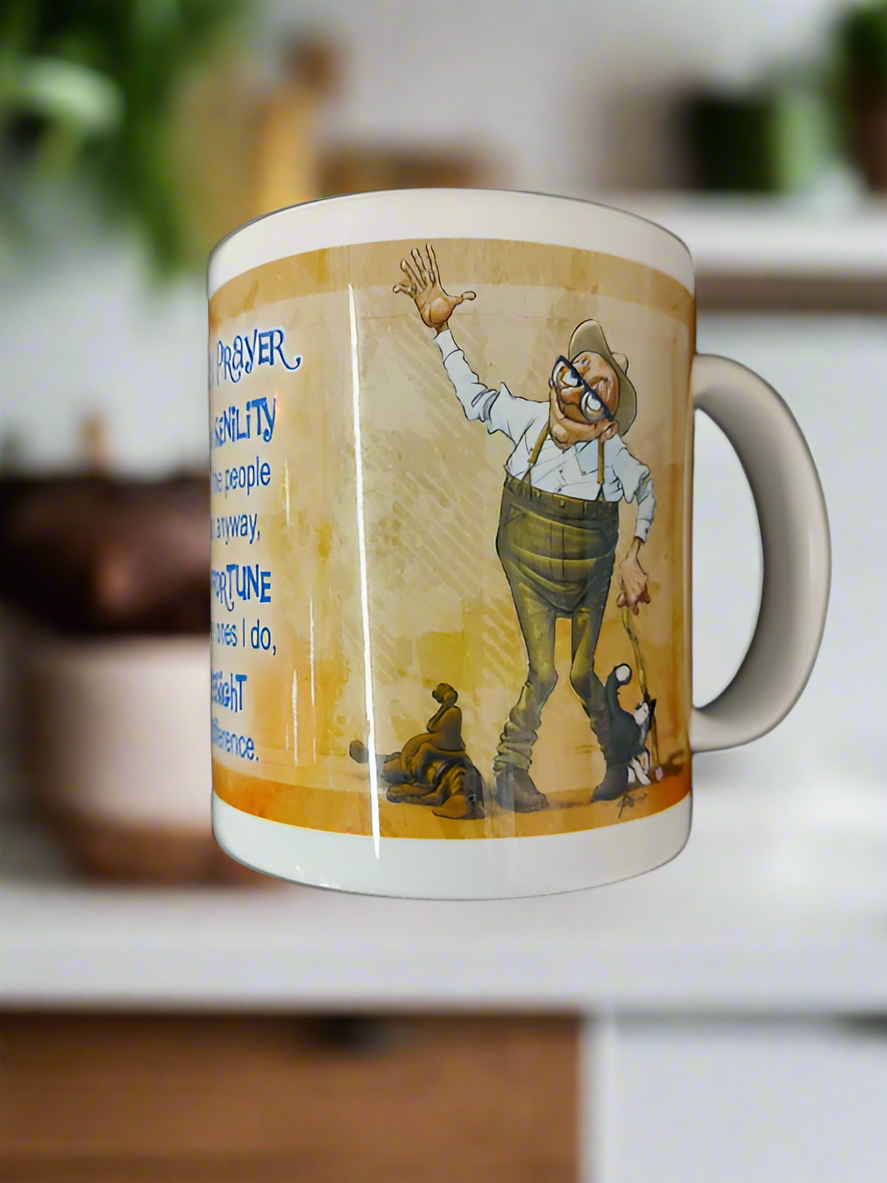 The Senility Prayer Mug