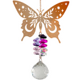 Butterfly Rainbow Crystal Suncatcher