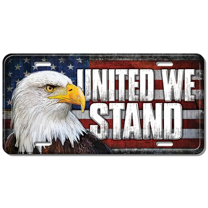 United We Stand License Plate Frame