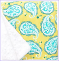 Baby Elephant Ears Playful Paisley Blanket