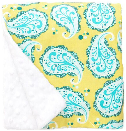 Baby Elephant Ears Playful Paisley Blanket