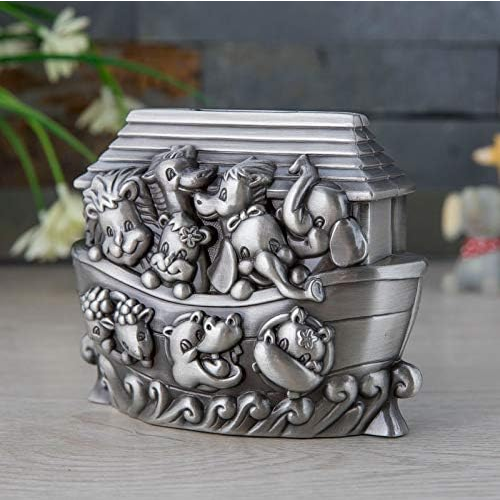 Noah's Ark Pewter Bank