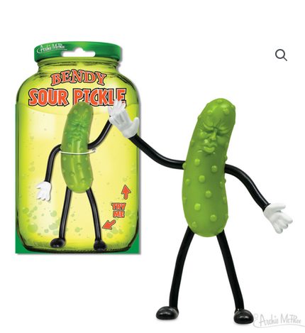 Archie McPhee Bendy Sour Pickle