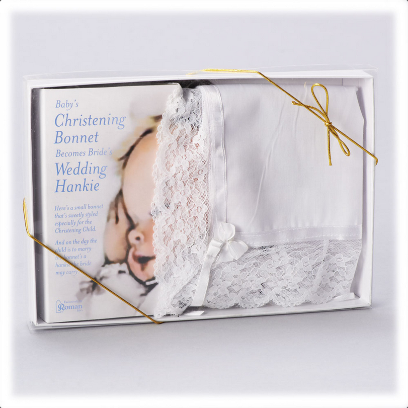 Christening Bonnet/Wedding Hankie