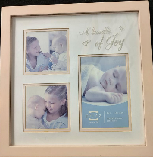 A Bundle of Joy Collage Baby Girl Frame