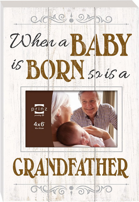 When A Baby Is Born So Is A Grandfather Frame