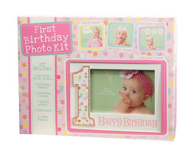 First Birthday Photo Kit - Girl