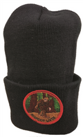 Bigfoot Lives Black Knit Beanie