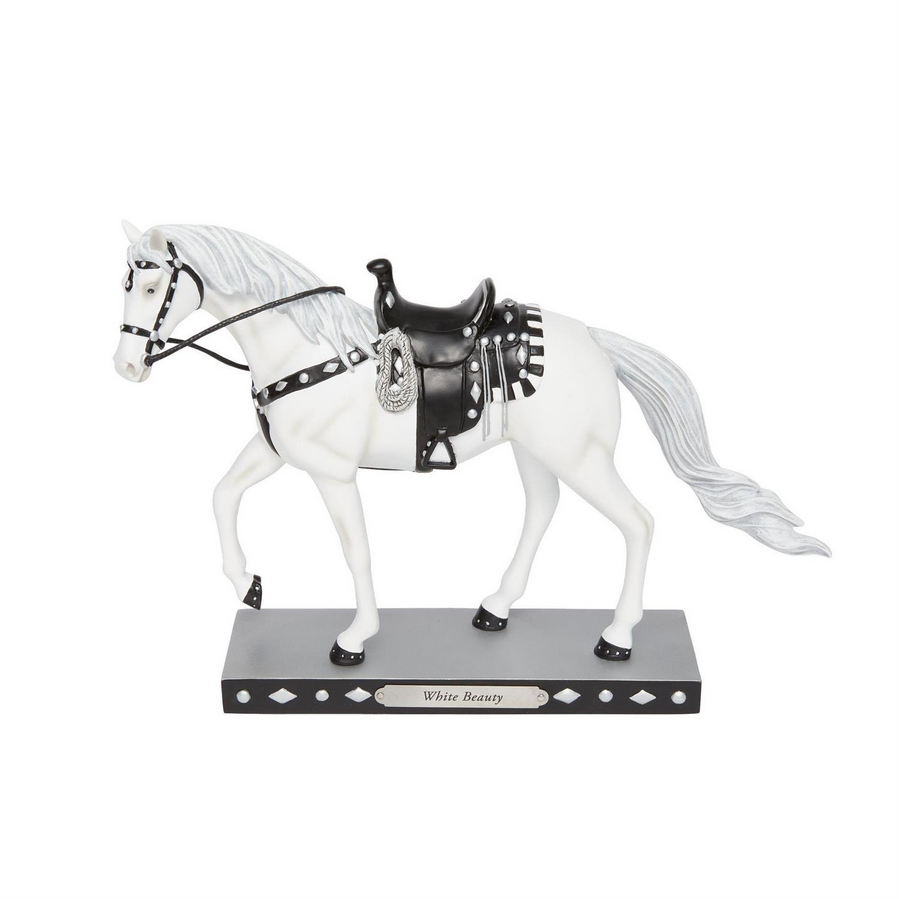 White Beauty Painted Ponies Figurine