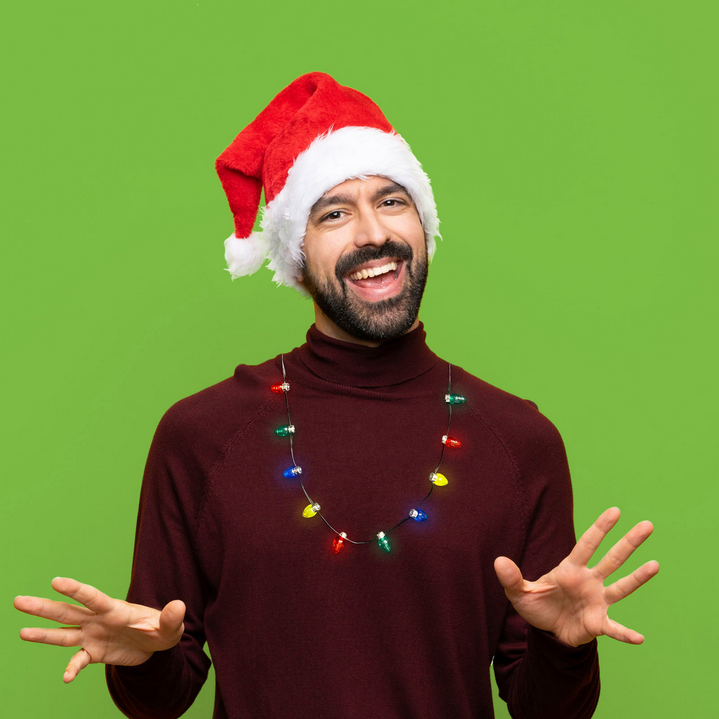 Lotsa LITES! Flashing Holiday Necklace