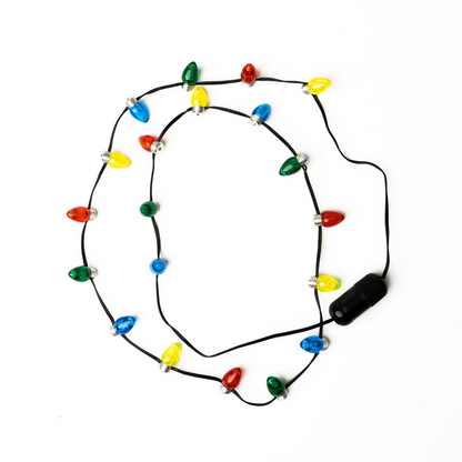 Lotsa LITES! Flashing Holiday Necklace
