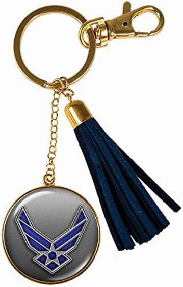 US Air Force Keychain with Tassel