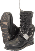 US Navy Military Boots Ornament