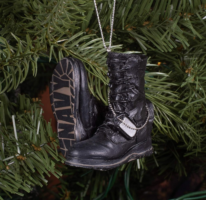 US Navy Military Boots Ornament