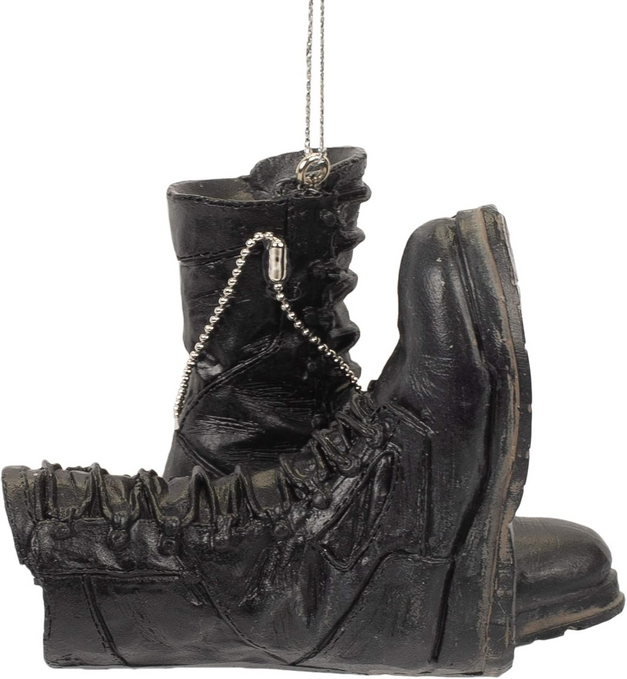 US Navy Military Boots Ornament