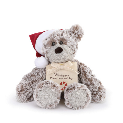 Wishing You Peace, Love, and Joy Christmas Mini Giving Bear