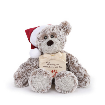 Wishing You Peace, Love, and Joy Christmas Mini Giving Bear