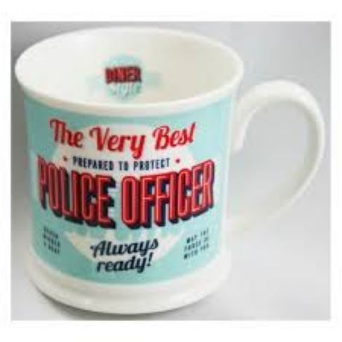 The Very Best Police Officer Diner Style Mug