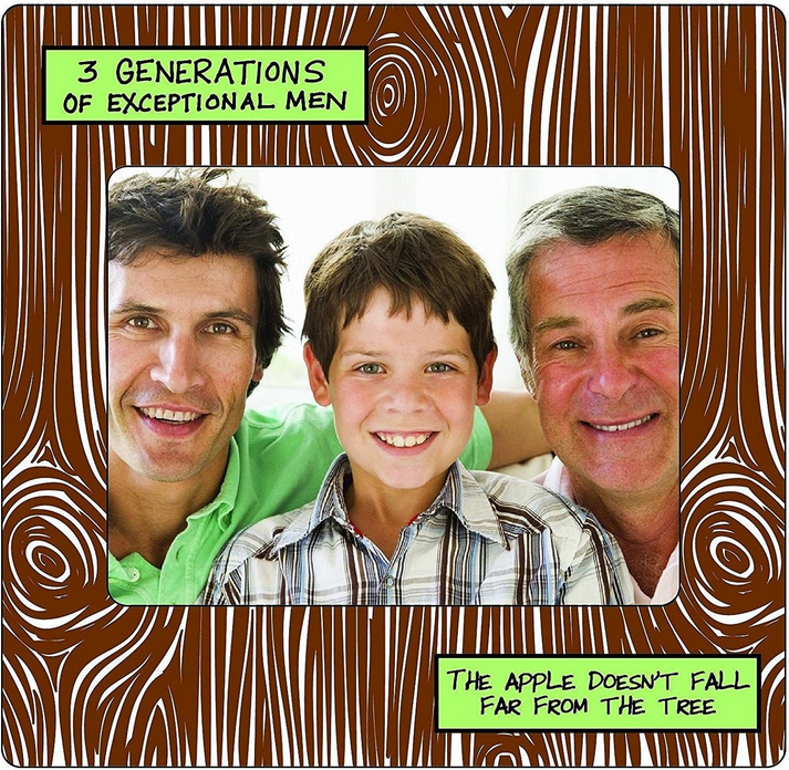 3 Generations of Exceptional Men Frame