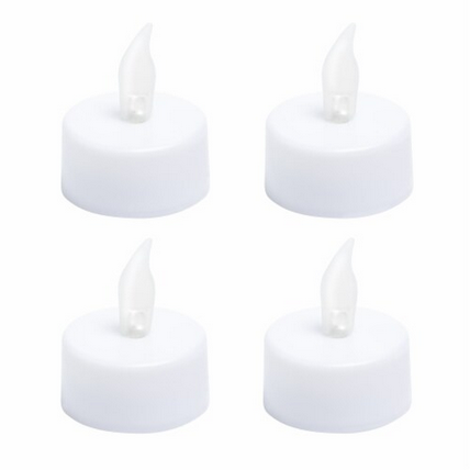 Flameless LED Tea Lights - 4 Pack