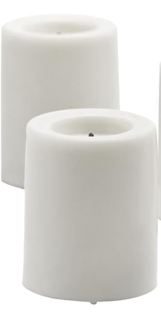 LED Wax Covered Flameless Votives - 2 Pack