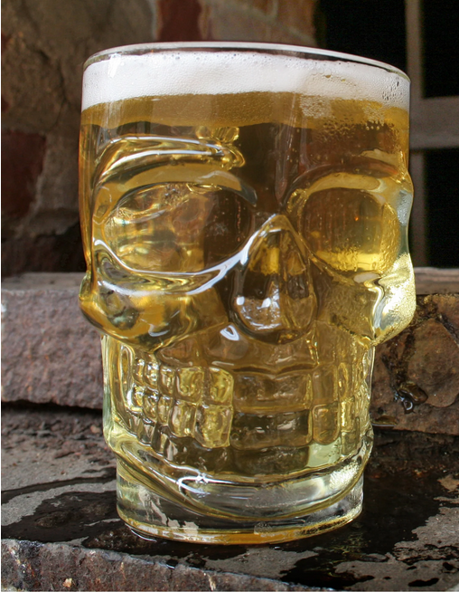 Skull Beer Stein/Glass
