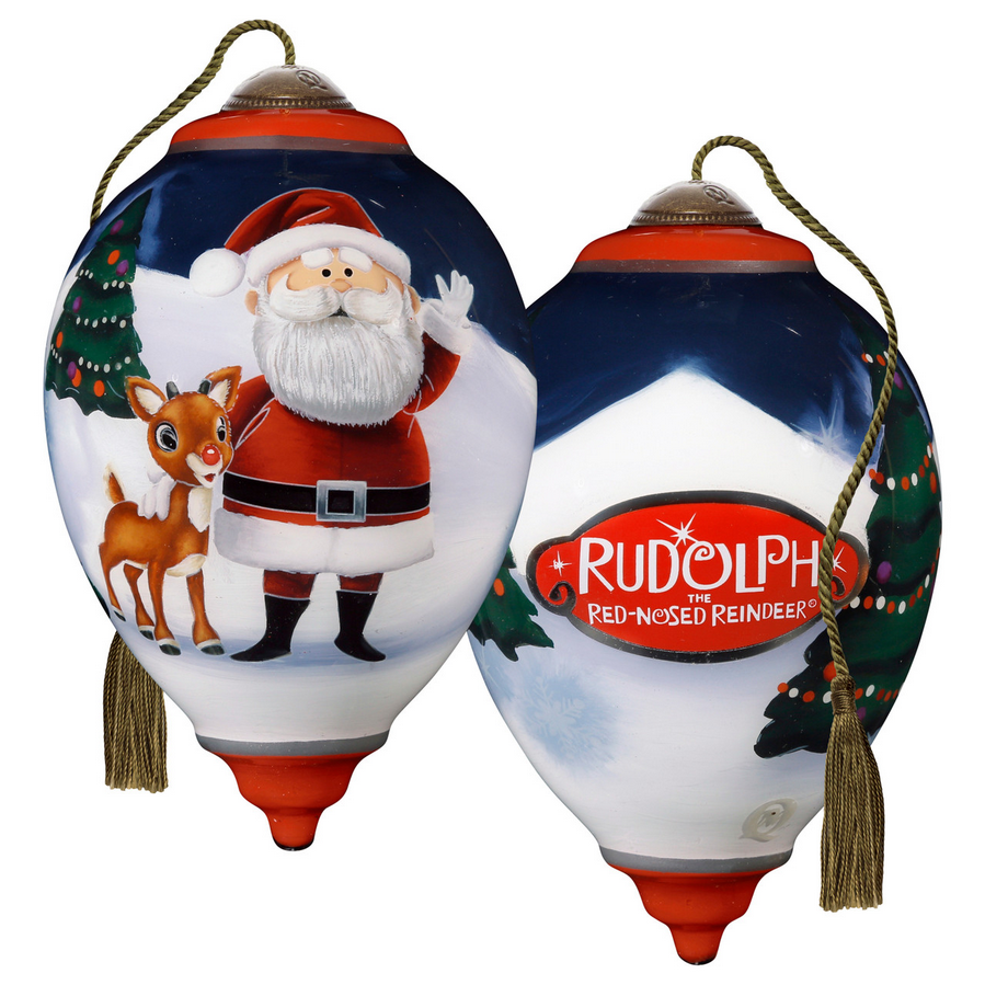 Rudolph The Red-Nosed Reindeer® Shine Bright Ne’Qwa Art® Ornament
