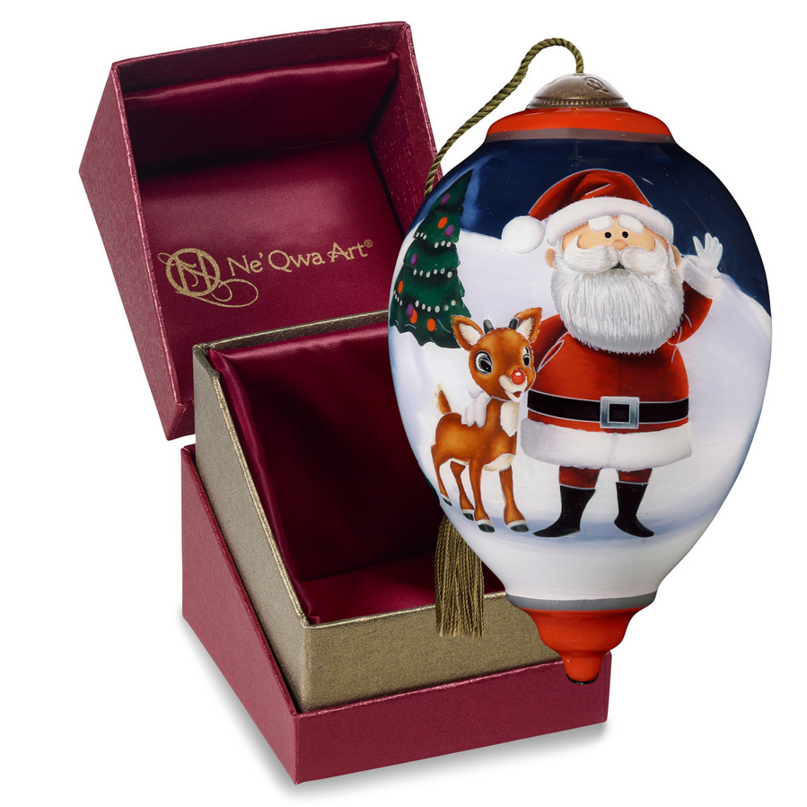 Rudolph The Red-Nosed Reindeer® Shine Bright Ne’Qwa Art® Ornament
