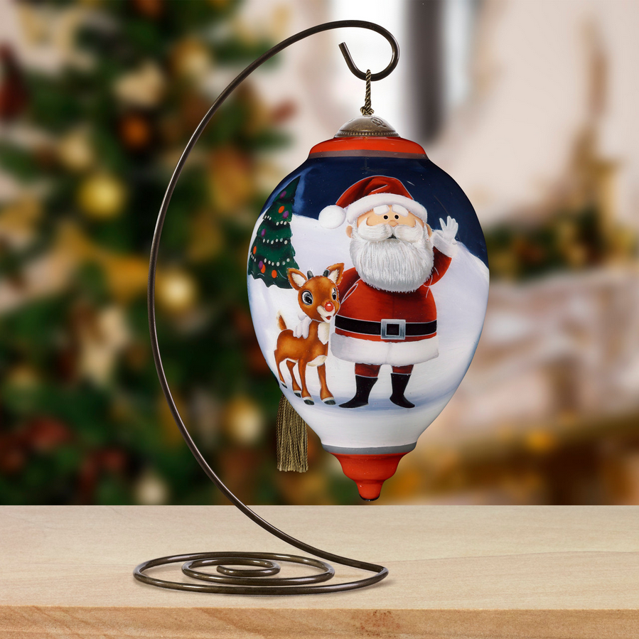 Rudolph The Red-Nosed Reindeer® Shine Bright Ne’Qwa Art® Ornament