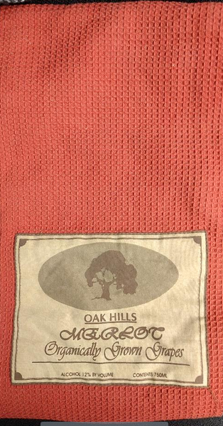 Oak Hills Merlot Kitchen Towel