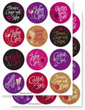 Drink Glass ID Stickers