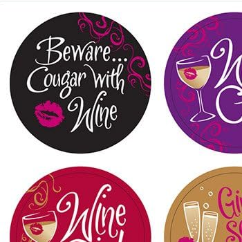 Drink Glass ID Stickers